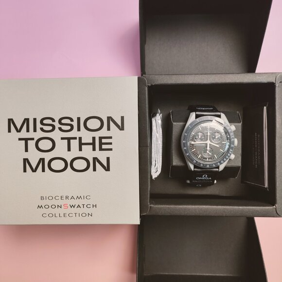 🥝Swatch X Omega Moonswatch Mission To Moon - Picture 4 of 5